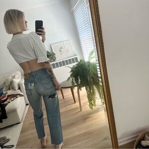 Vintage Levi’s 501 with Disney patches